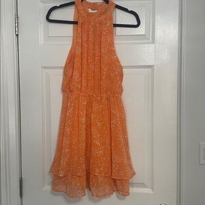 Sienna Sky Orange Floral Dress - Large